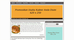 Desktop Screenshot of kabarkuliner.com